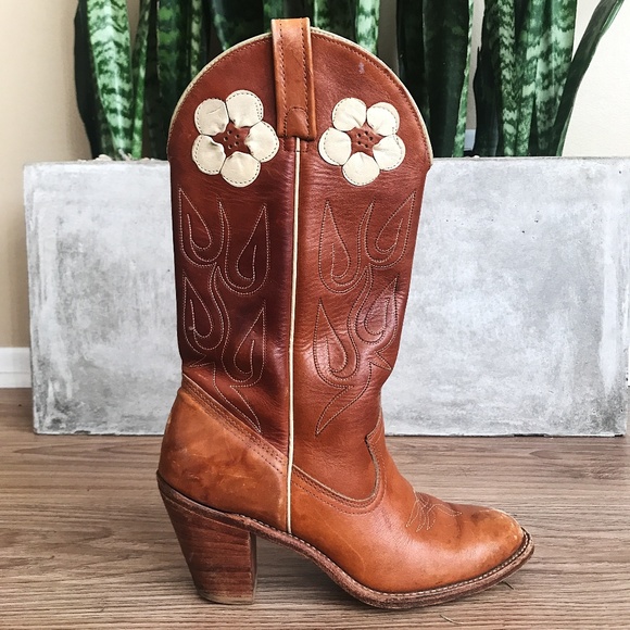 vintage acme cowboy boots